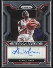 Harold Miner 2021-22 Panini Prizm Penmanship Auto #PM-HMN Miami Heat
