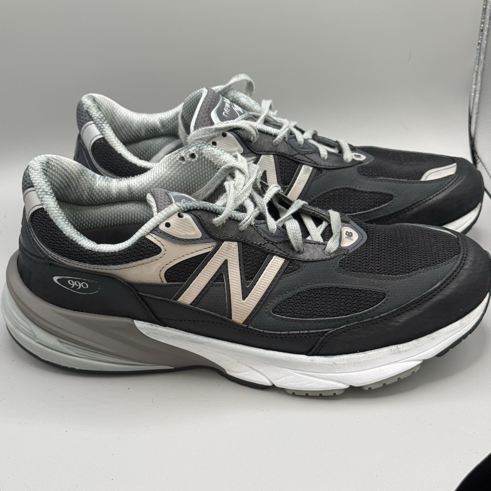 New Balance 990v6 Black Gray Made in USA Running Shoes Men’s Size 11 EE thumbnail 3