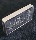 VERY RARE 1968 HECLA MINING CO. WH FOSTER .999 3OZ BAR