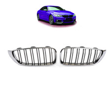 Frontgrill Dual Line Chrom & Schwarz passend f�r BMW 4er F32 F33 F36