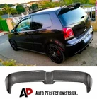 For VW Polo MK4 9N OT Style Carbon Fibre Rear Boot Roof Spoiler 2001-09