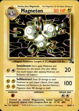 Pokemon Fossil Rare Magneton 26/62 - Near Mint (NM) on eBay