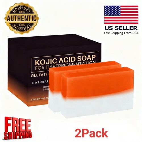 Savon à L'acide Kojique 100g - Éclaircissant, Anti-taches - Savon Au Curcuma - Neuf