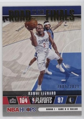 2021 Panini NBA Hoops Road to the Finals First Round /2021 Kawhi Leonard #42 3hd