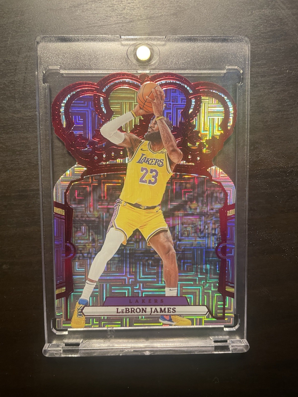 2023-24 Panini Crown Royale - LeBron James #95 Red Asia International SSP