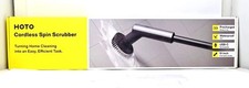 HOTO Cordless Spin Scrubber: 2.5 N M torque, six brush heads, IPX7 rated - Open