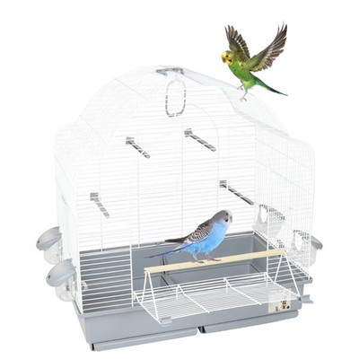 Vogelsitzstange Mit Futternapf Aus Holz - Kfigzubehr Fr Wellensittiche,  Papageien & Kanarienvgel Kfig Zubehr Vgel