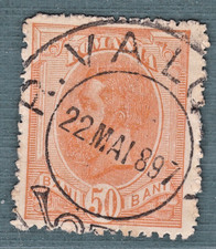 TIMBRE 1893-99 ROUMANIE N° 111-OBL.TB-VOIR SCAN R/V-
