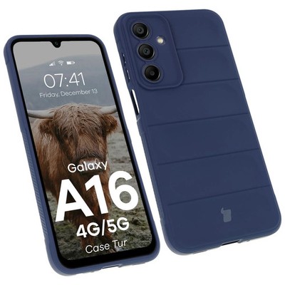 Handyhülle für Galaxy A16 4G/5G Bizon Silikon Case Cover Schutz Hülle Dunkelblau