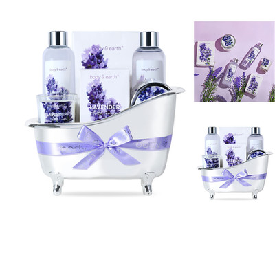Lavendel Wellness Set 7tlg Frauen Geschenk Badeset