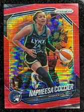 2025 Panini Prizm WNBA #8 Napheesa Collier Red Pulsar Prizm #/299