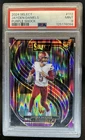2024 Panini Select Jayden Daniels Premier RC Purple Prizm Shock #/360 PSA 9