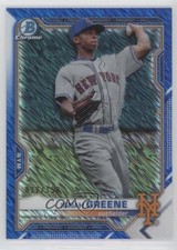 2021 Bowman Chrome Prospects Blue Shimmer Refractor 32/150 Isaiah Greene 6f8
