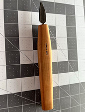 North Bay Carving Knife Wood Carving Knife with Wooden Handle 1 1/2 inch blade