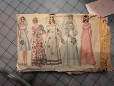Vintage Wedding Dress/Bridal Party Sewing Pattern