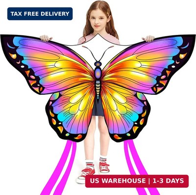 HONBO Butterfly Kites for Kids & Adults, Easy to Fly for Beginners, Each Kite wi