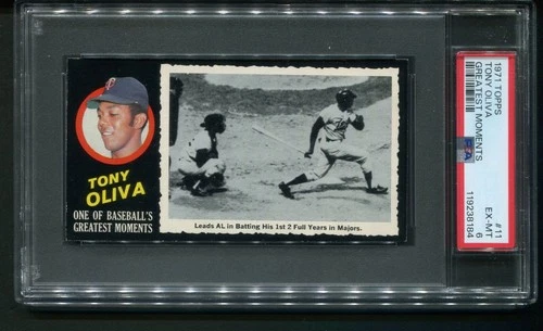 1971 Topps Greatest Moments Tony Oliva Minnesota Twins #11 PSA 6