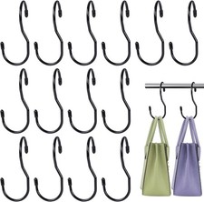 Purse Hanger for Closet, 14PCS S-Shaped Bag Hanger Purse Hooks, Large Size Close