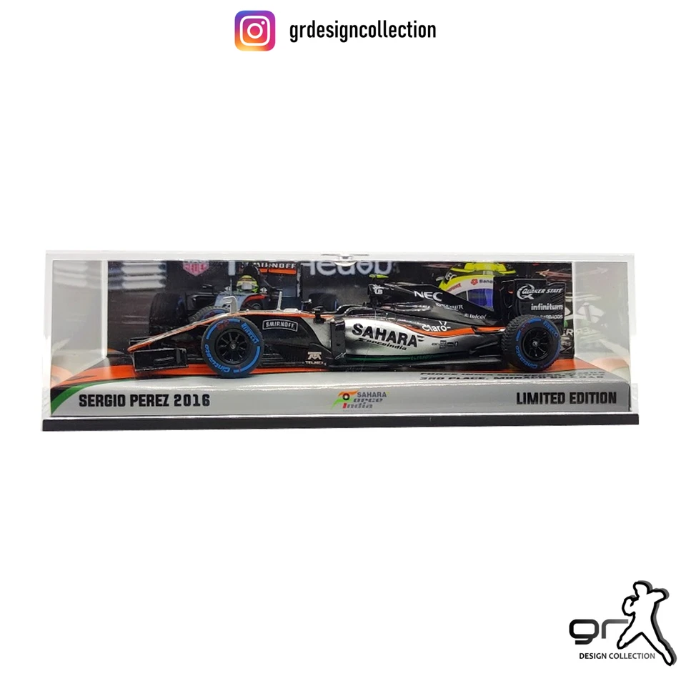 Sergio Perez - Force India VJM09 - 3rd Place F1 Monaco 2016 / IXO Altaya / 1:43 - Immagine 2 di 4