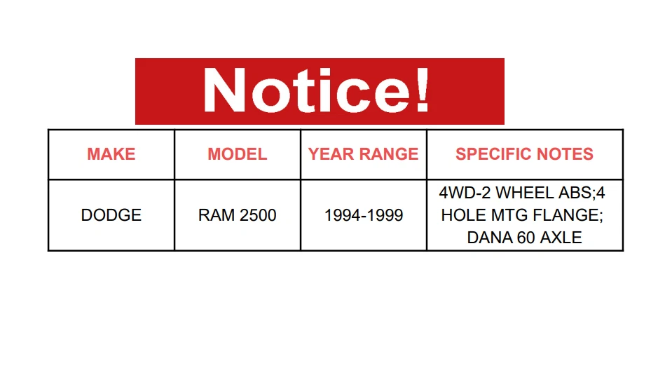 Par de bujes de cojinete de rueda delantera para Dodge Ram 2500 1994 1995 1996 1997 1998 1999 Foto 2 de 4