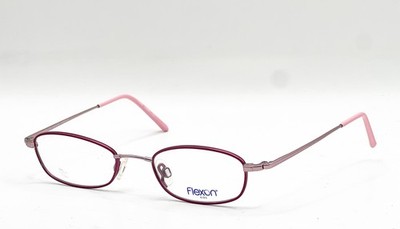 NEW FLEXON 120 BERRY PINK AUTHENTIC EYEGLASSES 46-18