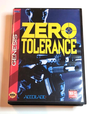 Zero Tolerance (Sega Genesis, 1994) Cib Complete Cleaned & Tested