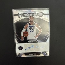 2023-24 Panini Prizm - Penmanship Tyrese Martin #PNM-TYE Silver Prizm (AU)