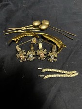 13 Vintage Hair, Decor, With Hair Pins Or Cli...