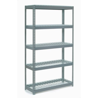 Global Industrial Extra Heavy Duty Shelving 48''W x 24''D x 72''H With 5 Shelves