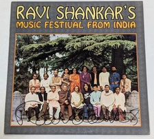 Ravi Shankar Shankar's Music Festival 1976 SIGNED AUTOGRAPHED Dark Horse vinyl
