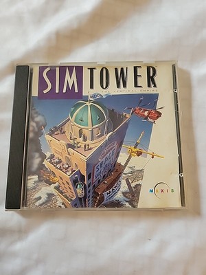 Sim Tower The Vertical Empire 1995 Software Maxis Windows 3.1 95 CD Rom