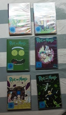 RICK and UND MORTY Die kompletten Staffeln 1 2 3 4 5 6 - DVD Collection 