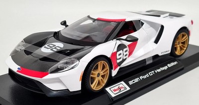 Ford GT Heritage Edition Maisto Special Edition 1/18 Diecast Modellauto