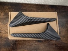 New Tesla Model 3 S X Y Matte Carbon Style Side Fender Camera Vent Covers Trim