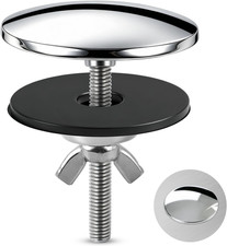 2 Inch Sink Hole Cover, Solid Metal Kitchen Faucet Hole Cover, Chrome  Tap Hole