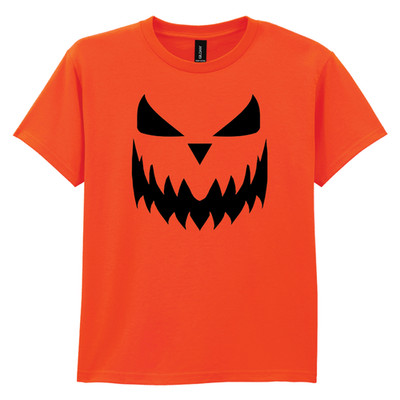 Kinder Kürbisgesicht Halloween Tshirt   Kinder Unisex T-Shirt