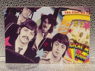 The Beatles Rock Band 2009 Harmonix Music Systems #6 Non-Topographical Postcard