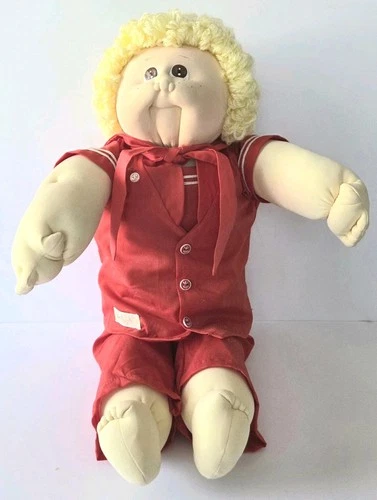 VINTAGE 1985 BABYLAND GENERAL XAVIER ROBERTS SOFT SCULPTURE CABBAGE PATCH BOY