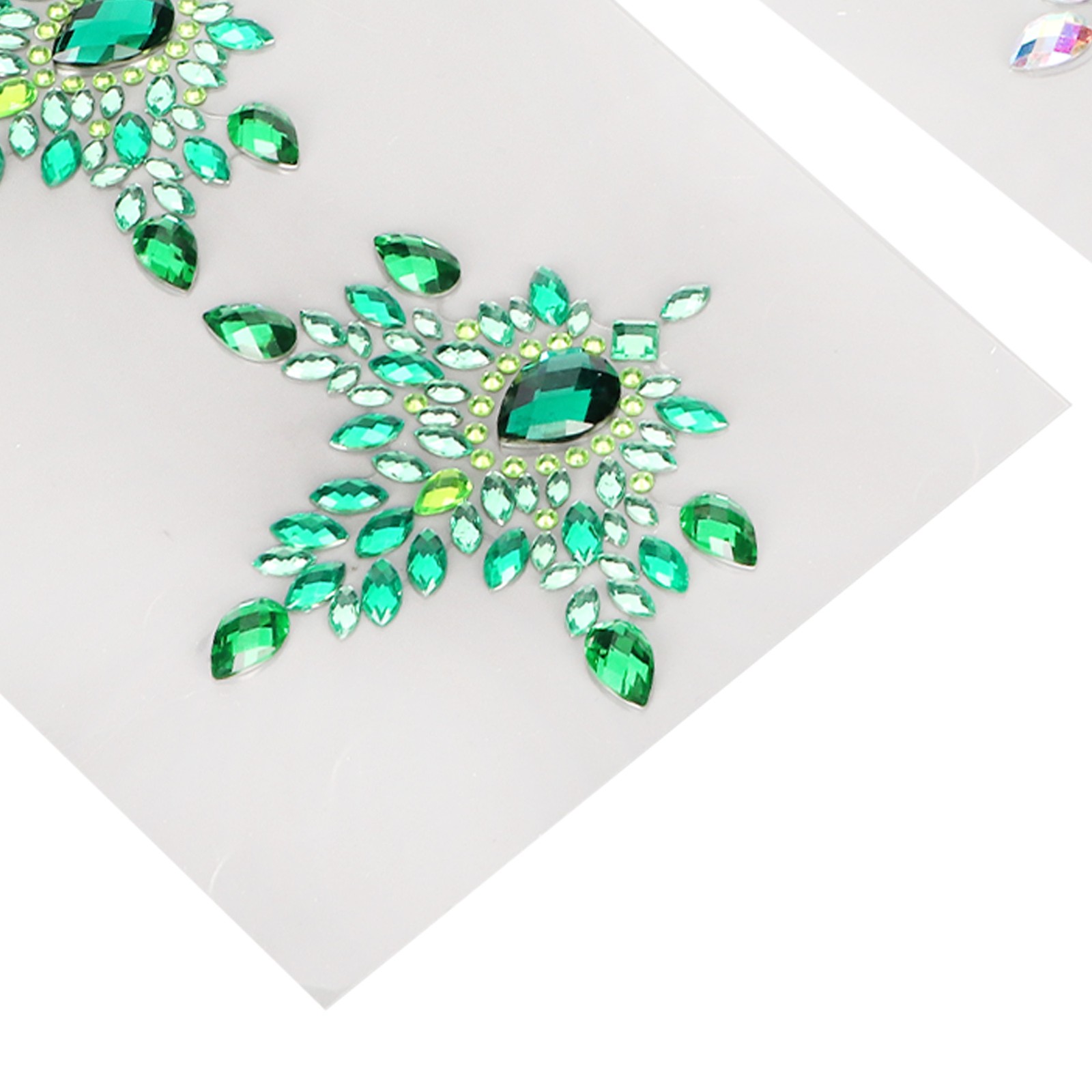 Breast Jewels Rhinestone Sticker Art Tattoo Rhinestone Chest Sticker Jewel P BLW