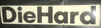 New Sears Die Hard Race decal Sticker NHRA NASCAR IHRA 12.5 X 2.5 inches