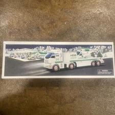 Hess 2006 Truck & Helicopter - White/Green New In Box