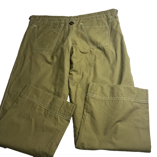 Prana Hose Damen XS grün Wandern Capri Stretch Kordelzug Outdoor Komfort - Bild 4 von 11