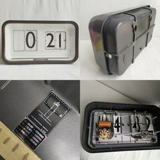OROLOGIO DA PARETE DEL 1964 SOLARI UDINE CIFRA 12 GINO VALLE DESIGN FLIP CLOCK