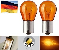 Flosser PY21W 21W 667101 Orange RüCklicht Blinker Lampe 2X