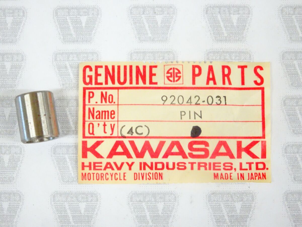 Kawasaki NOS NEW 92042-031 Dowel Pin 12mm 12x14 EX KZ KEF Kawasaki NOS NEW 92042-031 Dowel Pin 12mm 12x14 EX KZ KEF
