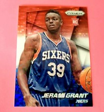 2014-15 JERAMI GRANT JEREMY PRIZM RC RED WHITE BLUE PULSAR MT NO SCRATCHES 282