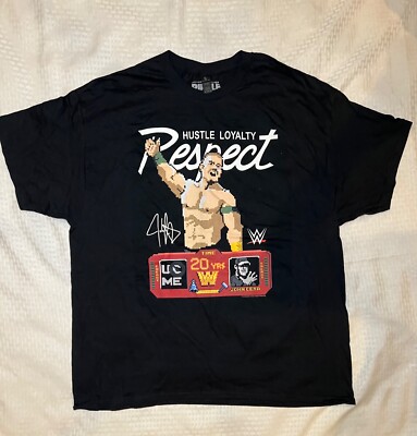 John Cena Hustle Gildan Heavy Cotton T-Shirt Sz 2XL  NWOT Free Shipping!