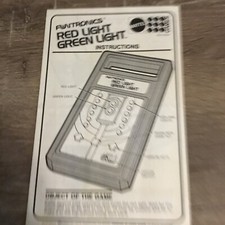 1979 Vintage Mattel Funtronics Red Light Green Light Game Instruction Manual