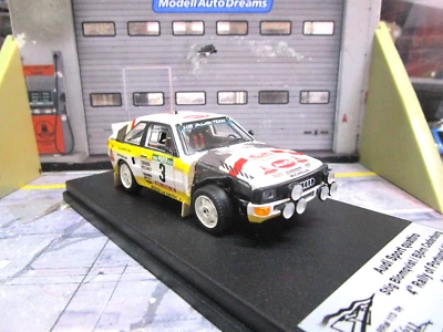 AUDI Quattro Sport Rallye Portugal TAP 1985 #3 Blomqvist HB Crash V Trofeu 1:43 - Bild 1 von 4