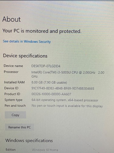 Beelink U55 Mini Pc Core i3 processor 8GB RAM 256GB SSD - Picture 2 of 7